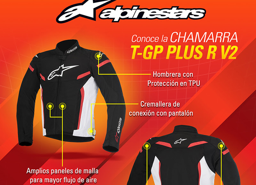 Photo of Nuevas chamarras Alpinestars T-GP Plus R V2