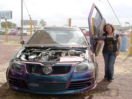 Paty Arellano es otra caso de éxito su auto fue modificado en un programa televisivo